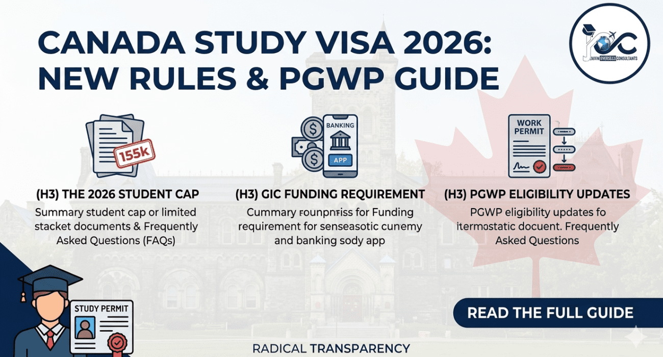 Canada Study Visa 2026 New Rules and PGWP Eligibility Guide by Jaivik Overseas