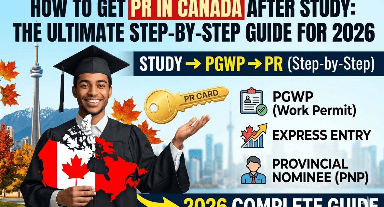 How to get PR in Canada after study 2026