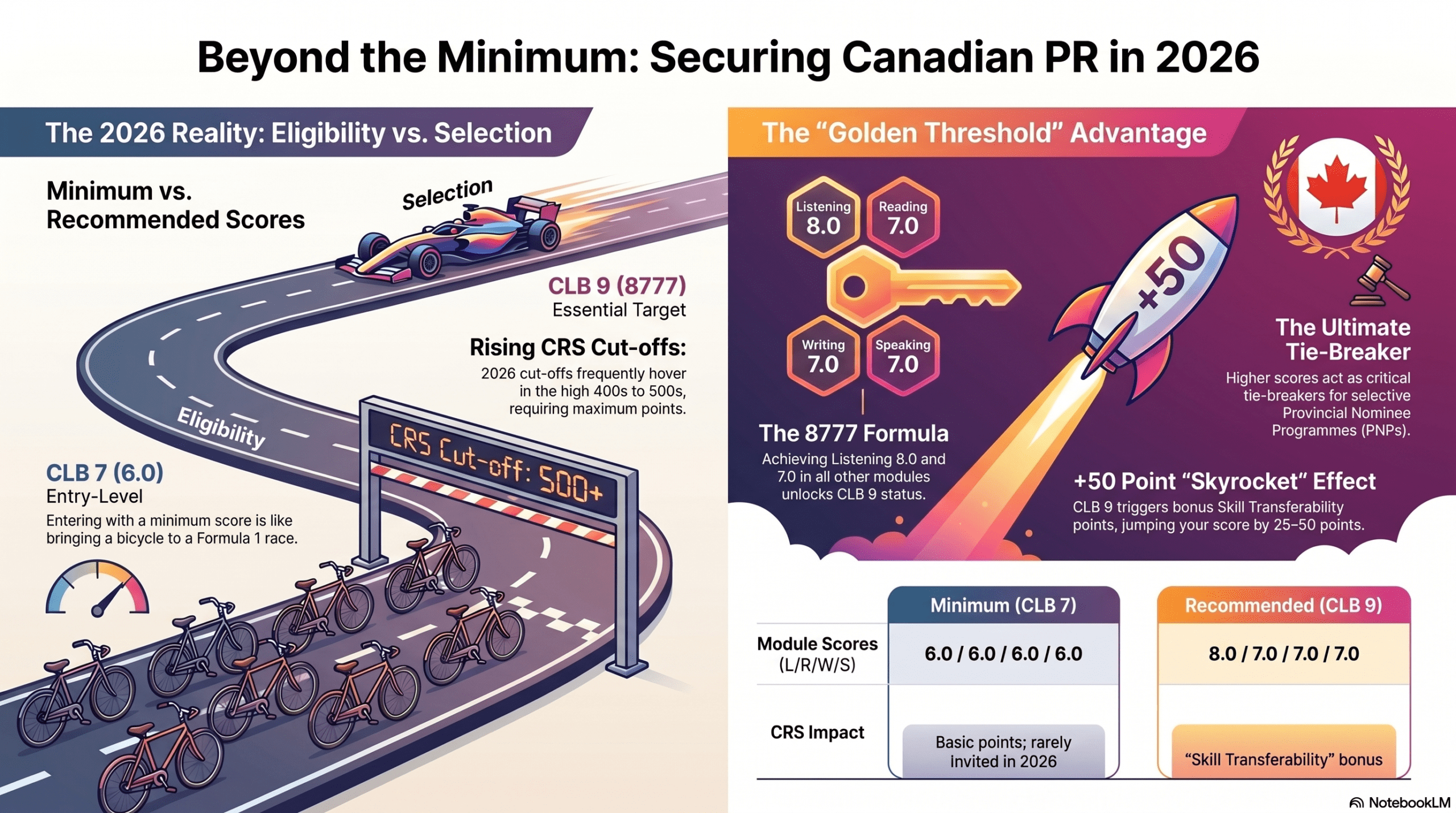IELTS score for Canada PR